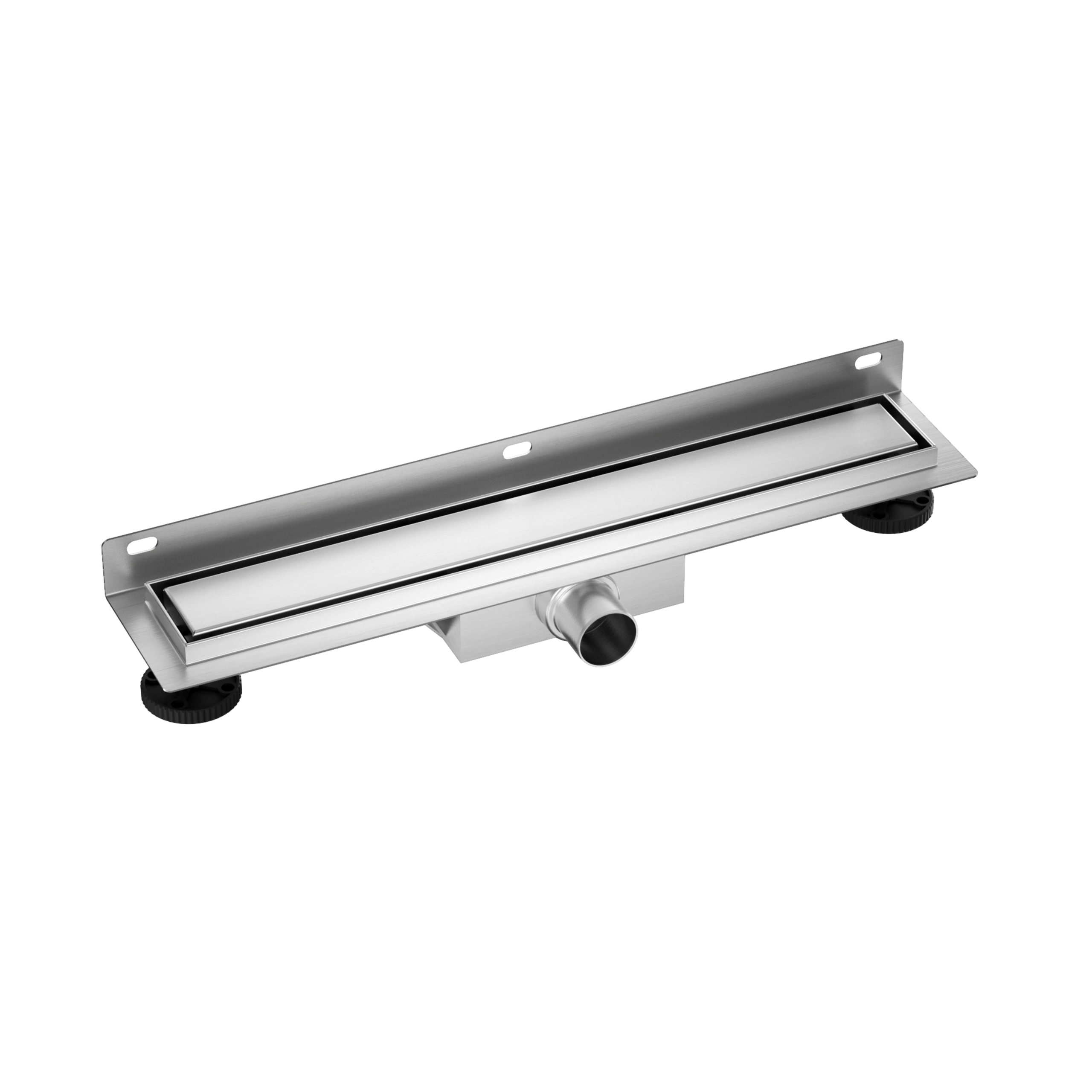 BALNEO - Odpływ prysznicowy przyścienny 50 cm Wall and Floor NEXT - Liniowy odpływ ze stali nierdzewnej AISI 304 INOX srebrny