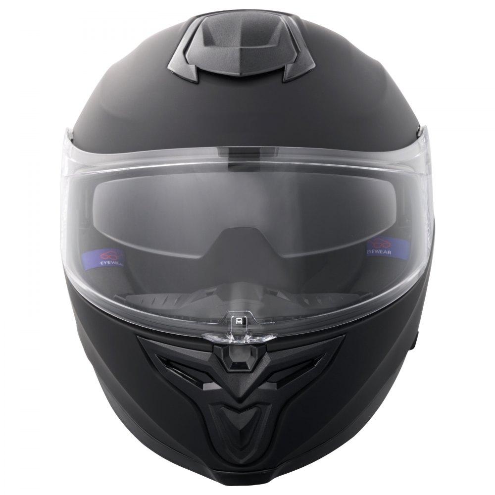 Casco integrale motocross nero con Bluetooth, ventilazione e visiera solare taglia L TEKMAQUINAS - 4