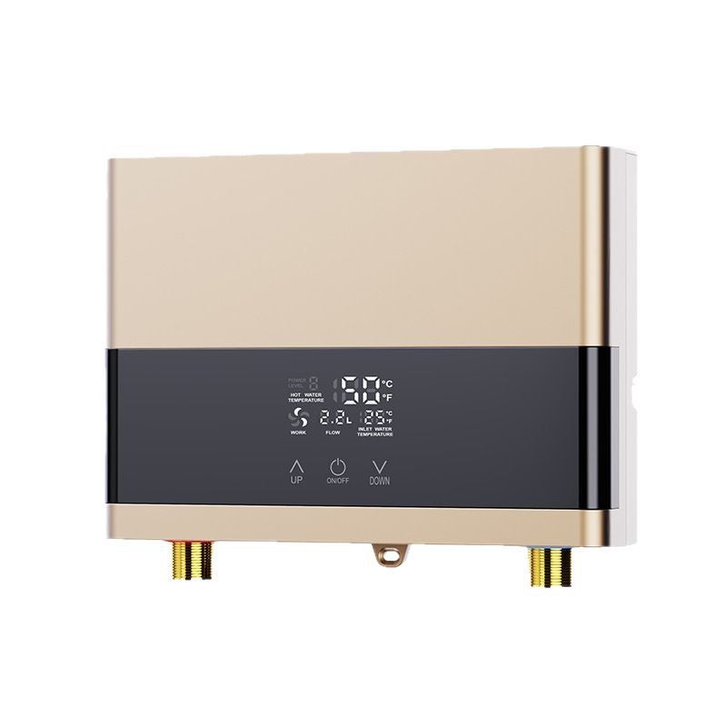 Podgrzewacz wody bez zbiornika o mocy 6000 W – mały podgrzewacz wody – do zlewu kuchennego i łazienki – regulacja temperatury za pomocą ekranu dotykow