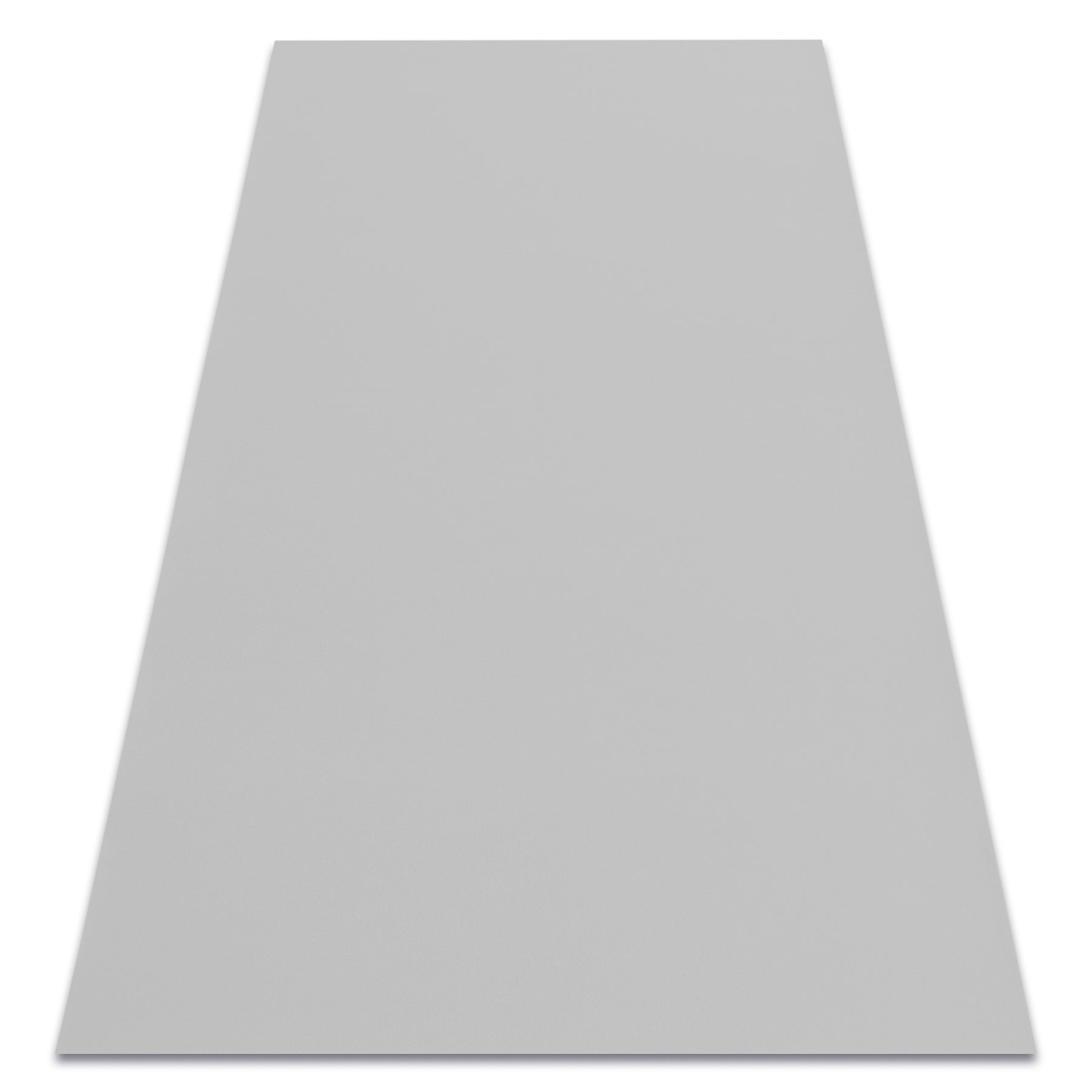 Alfombra con refuerzo de goma rumba 1719 un solo color gris claro 150x200 cm
