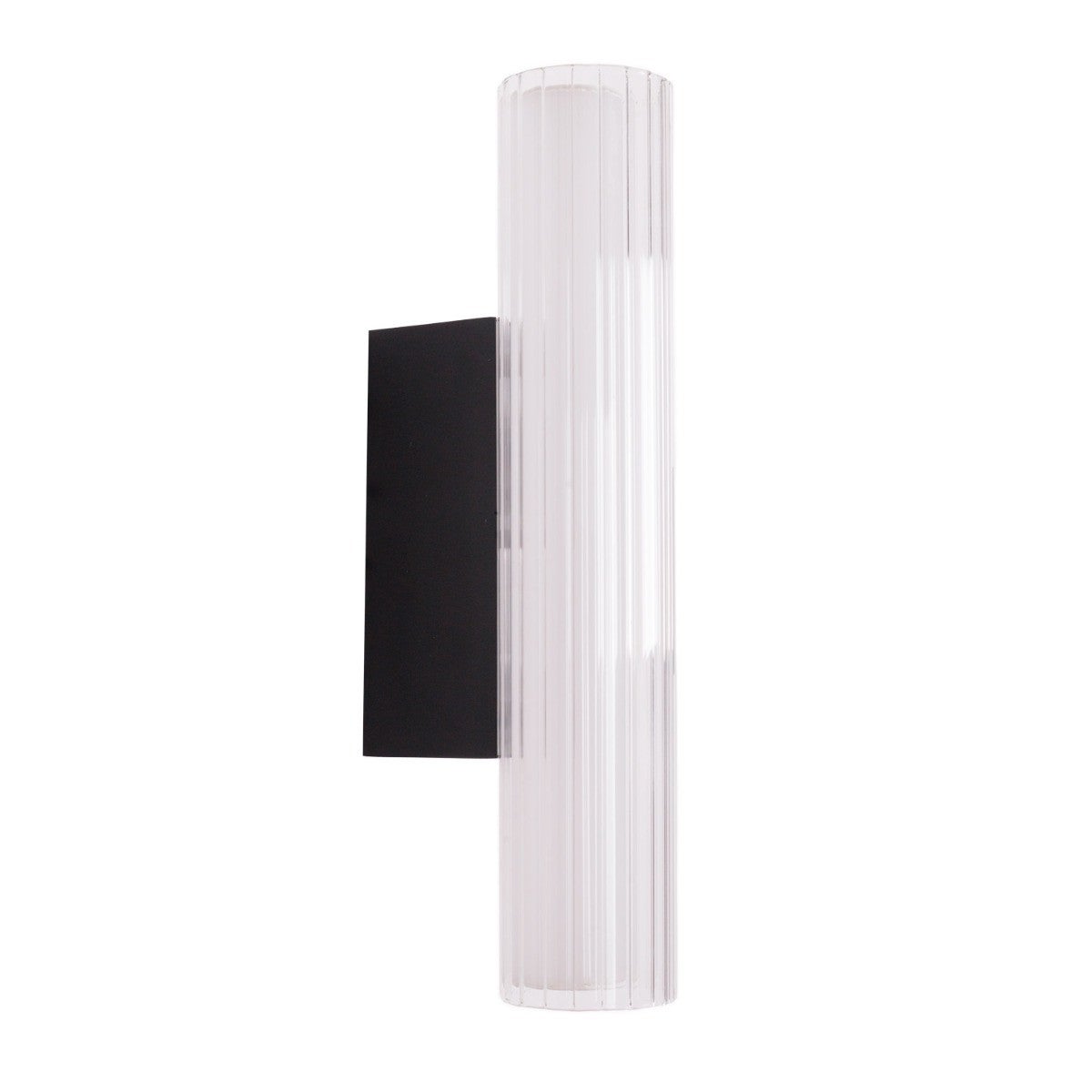 Kinkiet ścienny Fayette czarny LED 6W 3000K 390lm wym: 31 x 6 x 12 cm aluminium IP44 Maxlight