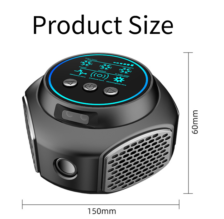 Répulsif à insectes à ultrasons intelligent, adapté à une utilisation intérieure et extérieure, adapté aux garages, normes UE, noir - 8