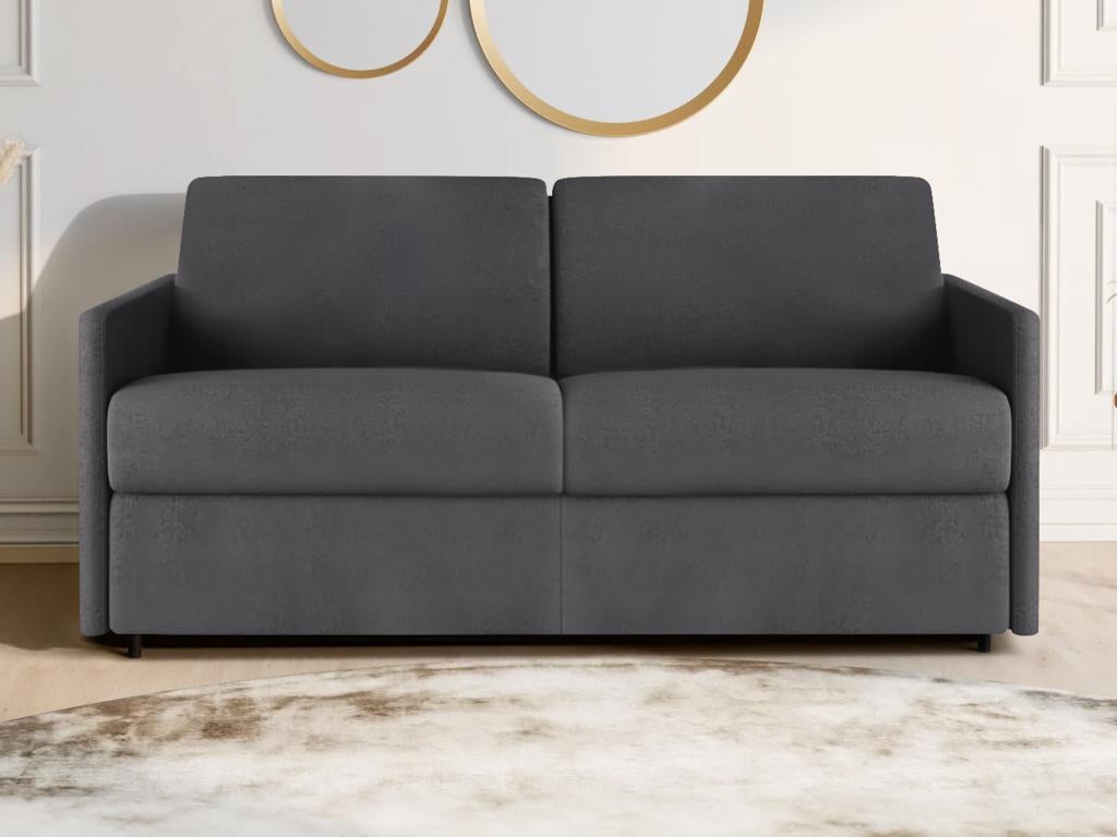 Divano Letto 3 Posti 211x92x98 Con Vano Contenitore Santi Bacos Grigio