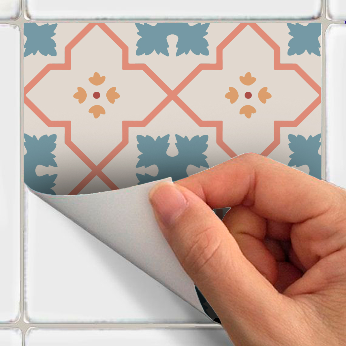 24 adesivi piastrelle di cemento azulejos Helio - Sticker adesivo - adesivi murali - 24stickers20x20cm - 5