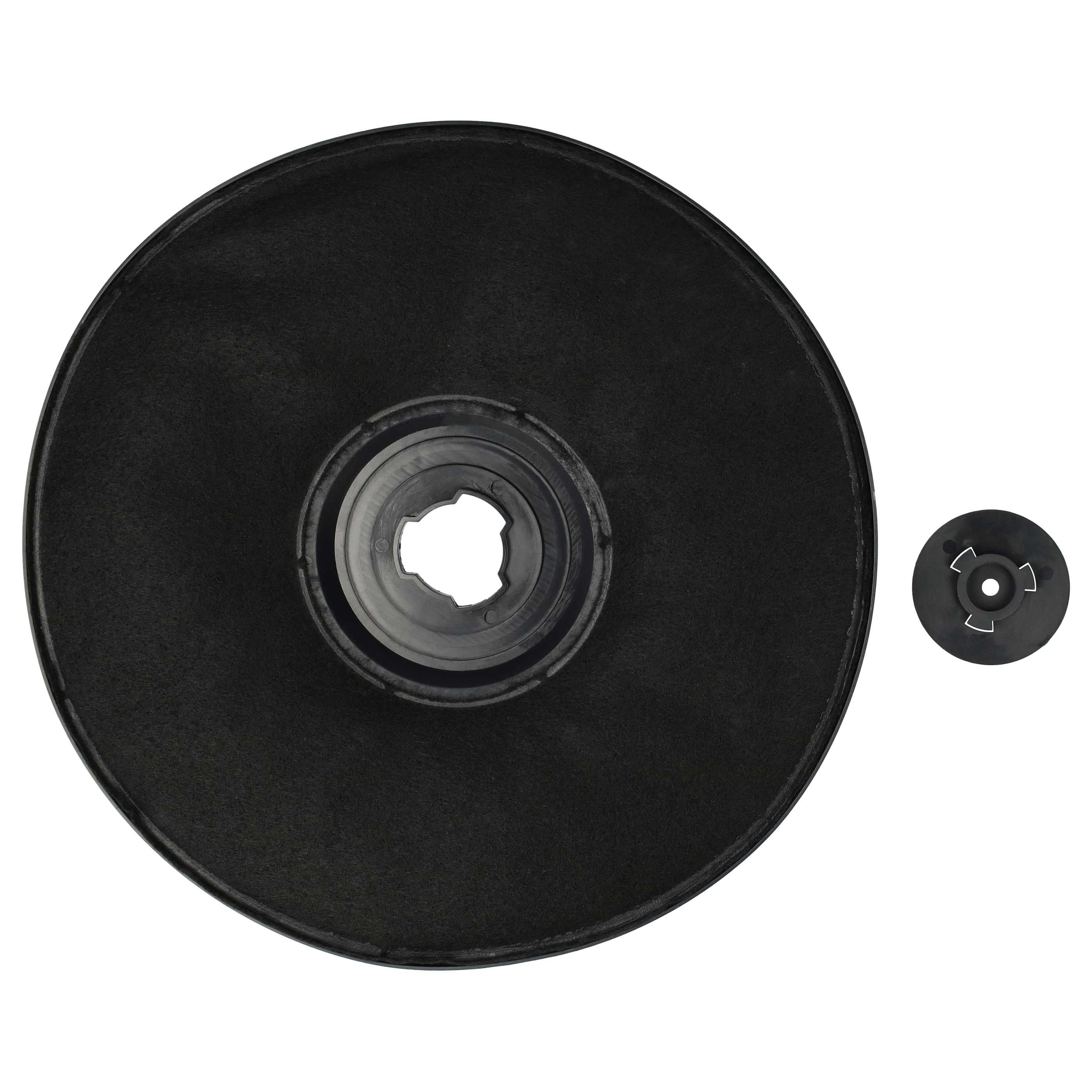 vhbw Filtre à charbon actif compatible avec Candy CFT62/2N, CFT62/2W