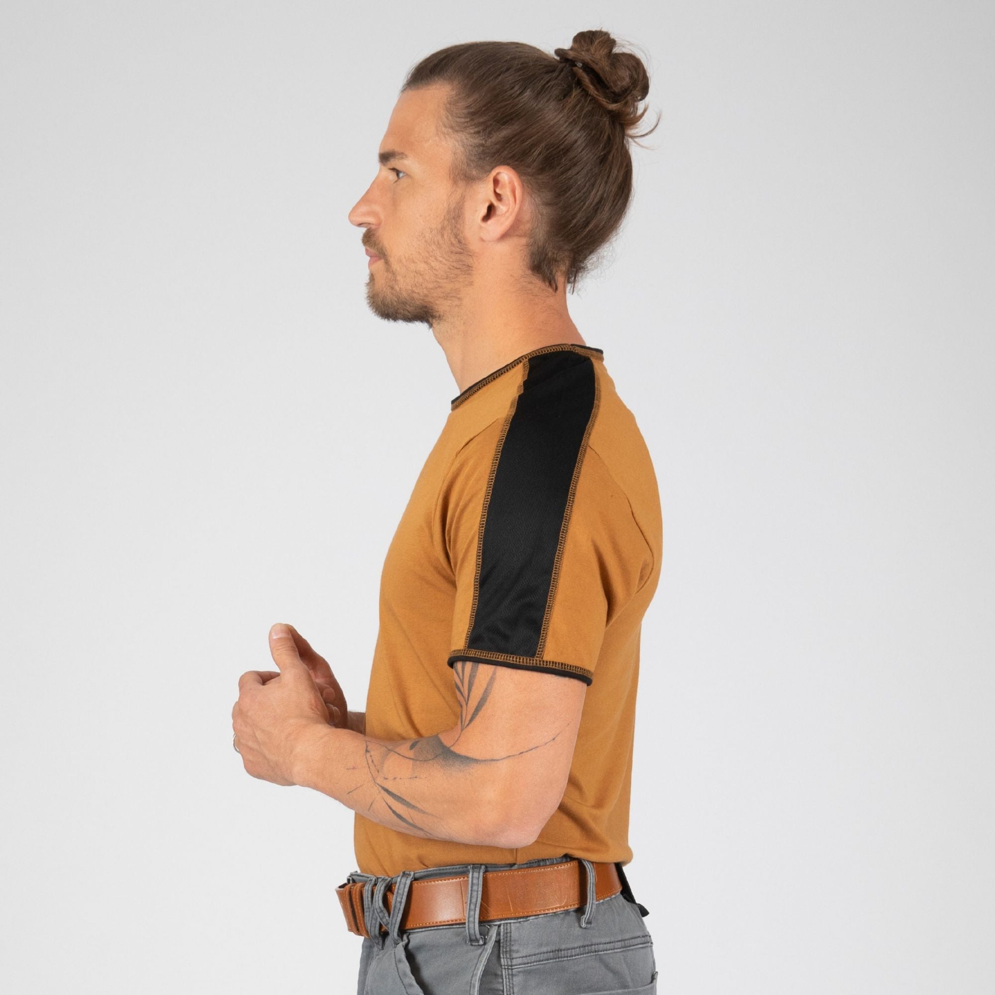 ANDY - T-SHIRT MANCHES COURTES DE TRAVAIL - 1400 Camel S - 5