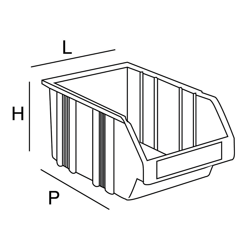 Bac à bec Eco 16 L. Gris - 5180556 - 3