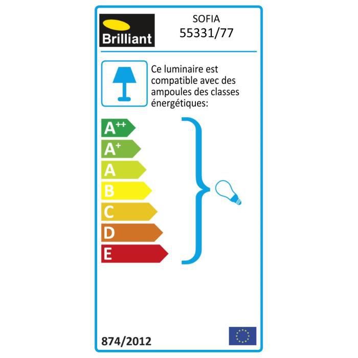 BRILLIANT lampa ścienna zewnętrzna Lison czarna | 1x A60, E27, 40W, odpowiednia do zwykłych żarówek (brak w zestawie) | Skala A ++ do E | Pro Class - 4