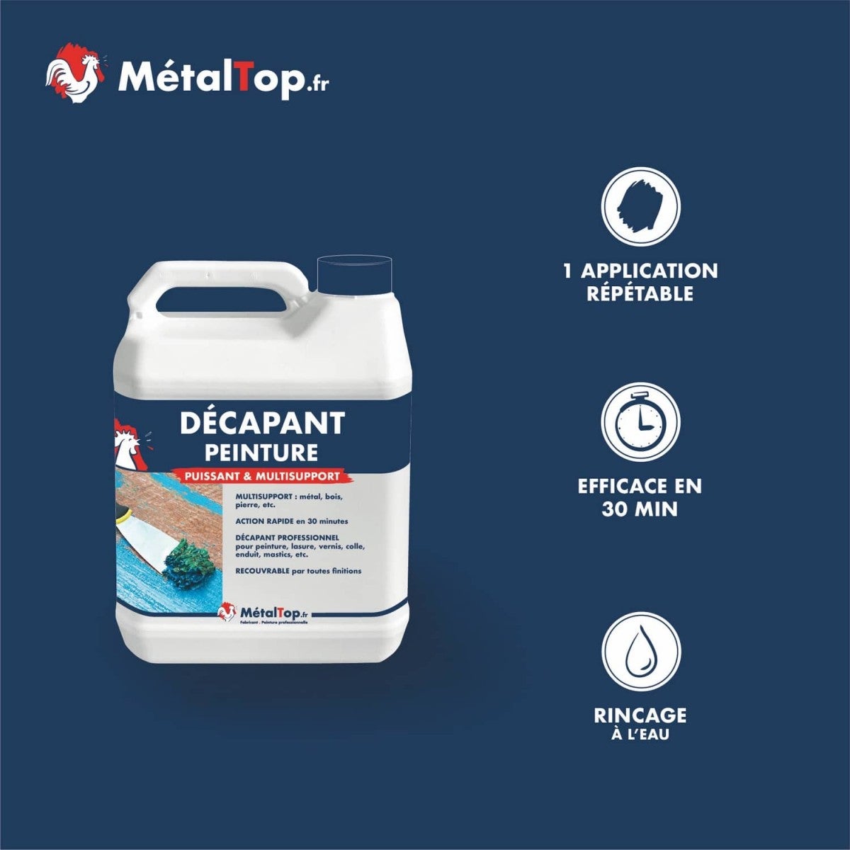 Decapant Peinture - 5 L - Métaltop - 4