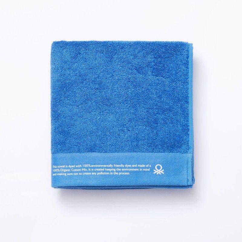 Telo da bagno Benetton ORGÁNIC BE Azzurro 50 x 90 cm - 4