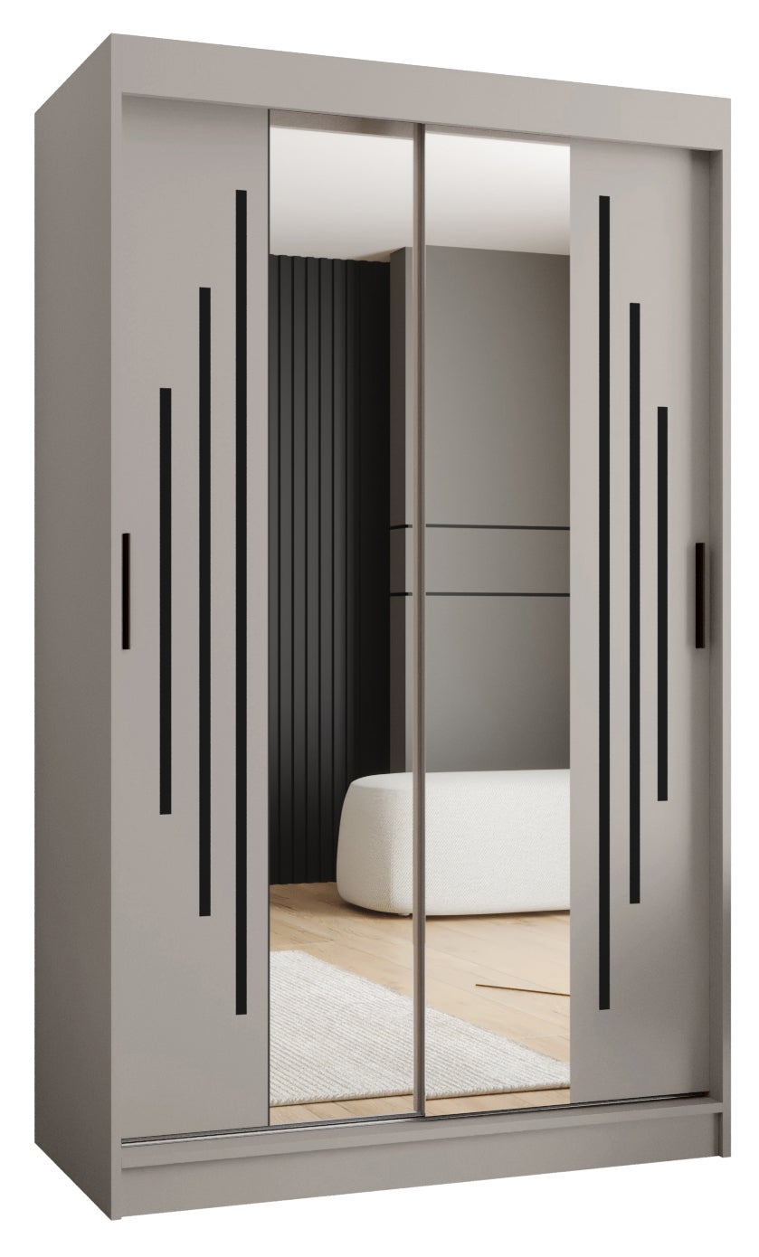 Szafa przesuwna garderoba RUBINO Y1 120 x 62 x 200 cm Kaszmir