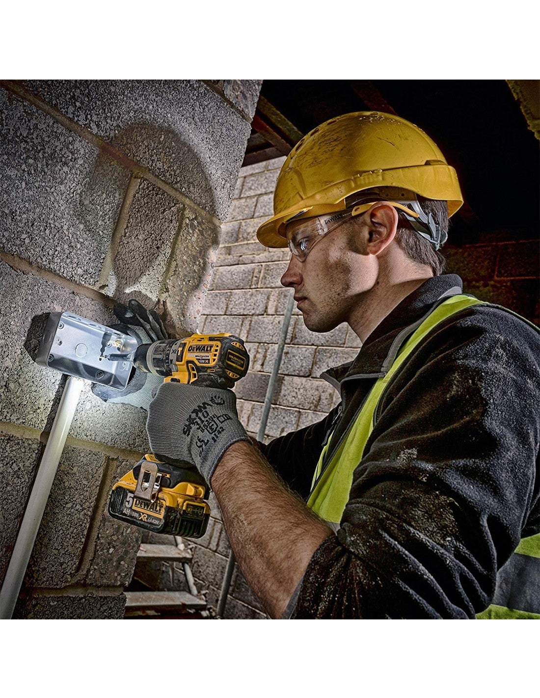 Perceuse à percussion 18V XR (2x2,0 Ah) en TSTAK - DEWALT DCD796D2 - 8