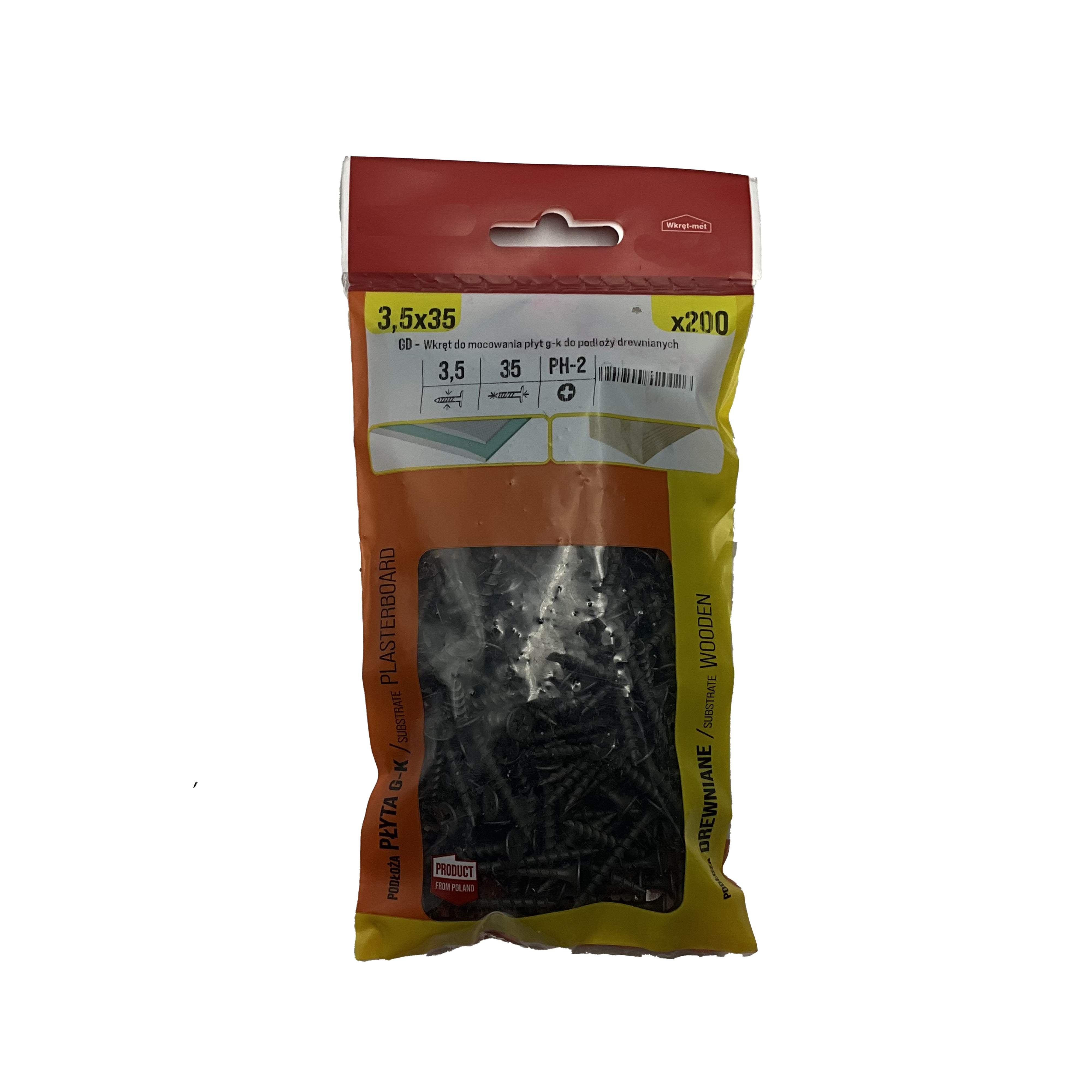 200 Vis platre-acier 3,5x35 mm - 4