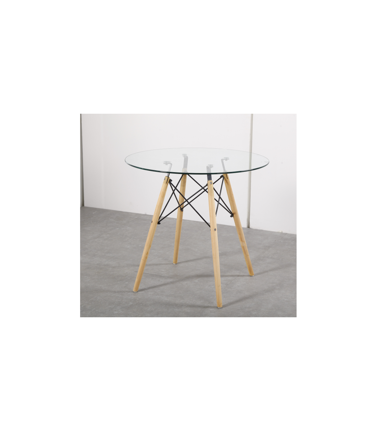 Mbtic Mesa Redonda Para Cocina Y Comedor Diseño Moderno Funcional Blanco , Leroy Merlin