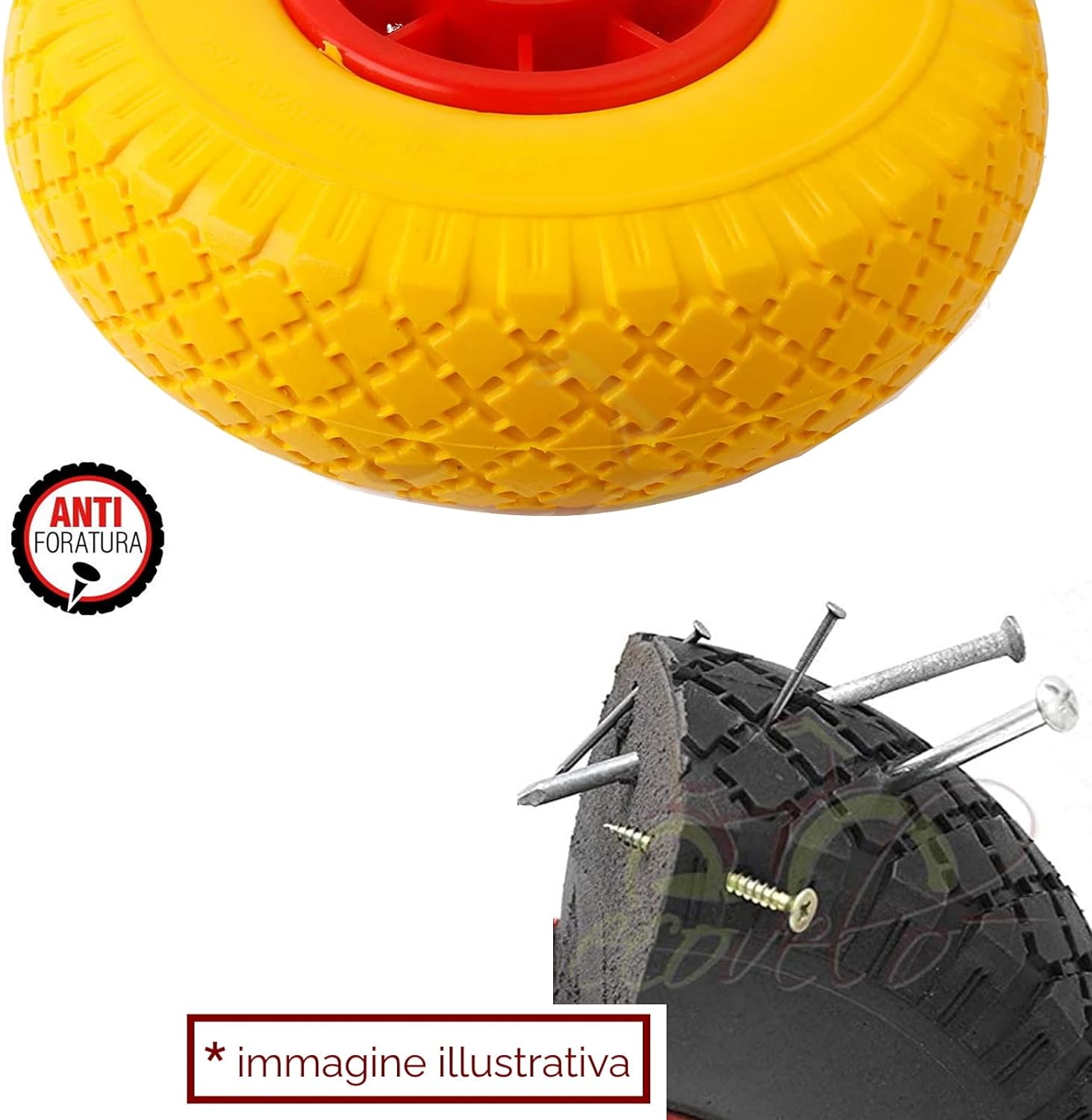 4x Camere D’Aria 3.00-4 / 3.50-4 – Per Rimorchio, Carriola, Scooter Mobilità, Ruota