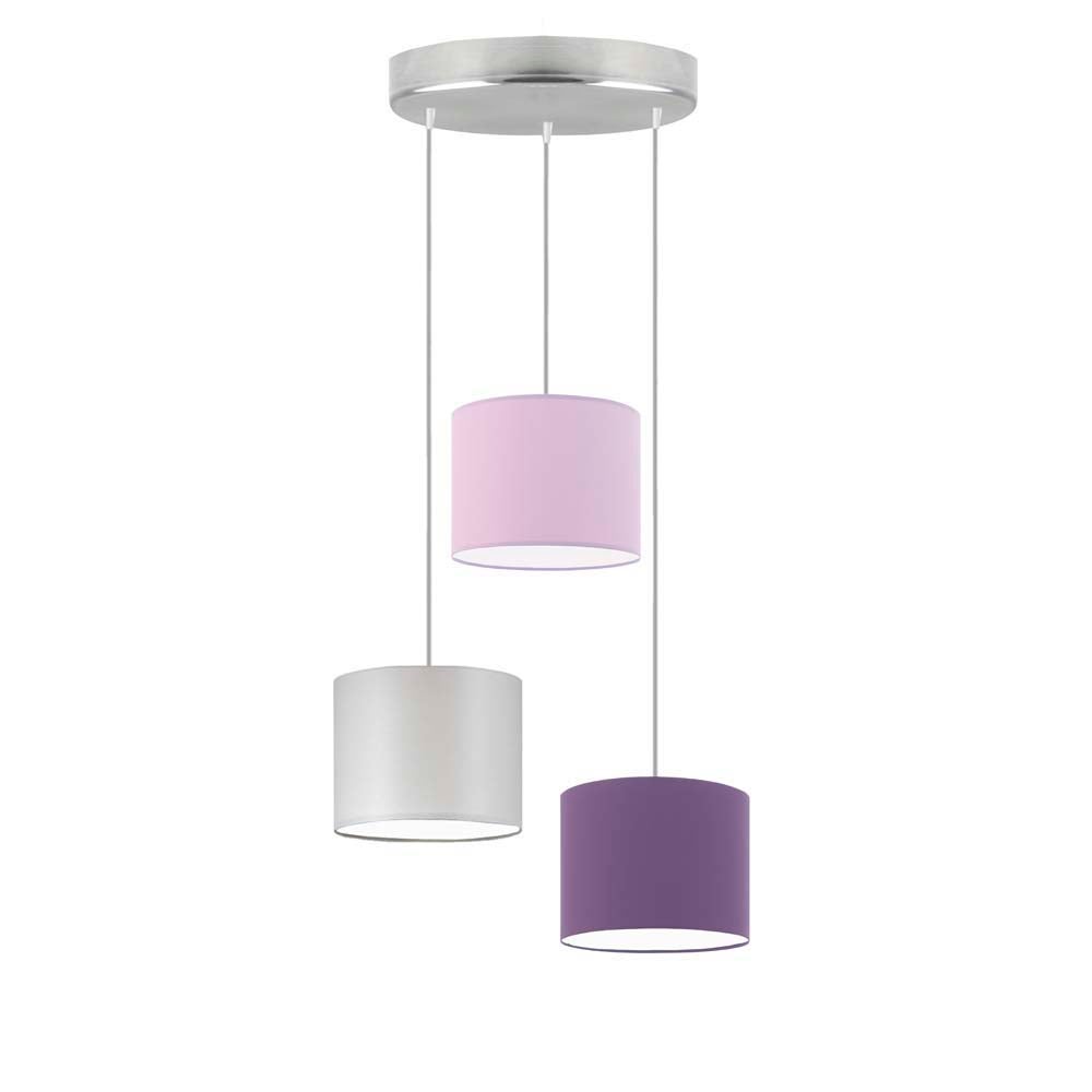 Lampa wisząca zwis żyrandol sufitowa z abażurami walec JAZZ Z3