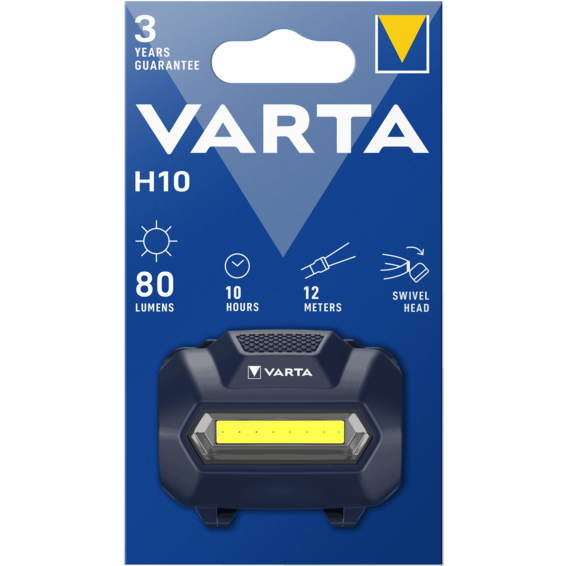Latarka Czołowa LED Head Light H10 80 lm 3 AAA Nie Dołączone