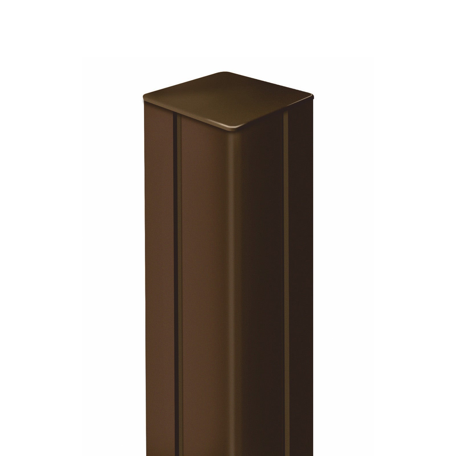 Poteau ALUPOST pour panneaux décoratifs - 1,15 m - aluminium - Rouille - 3