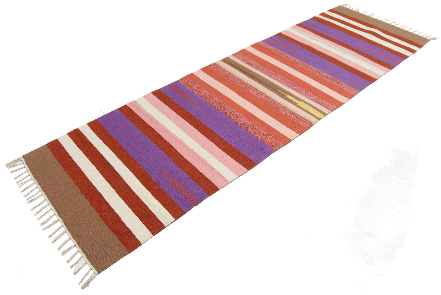 Oryginalny, ręcznie robiony kilim, 100% bawełna, 200x60 cm