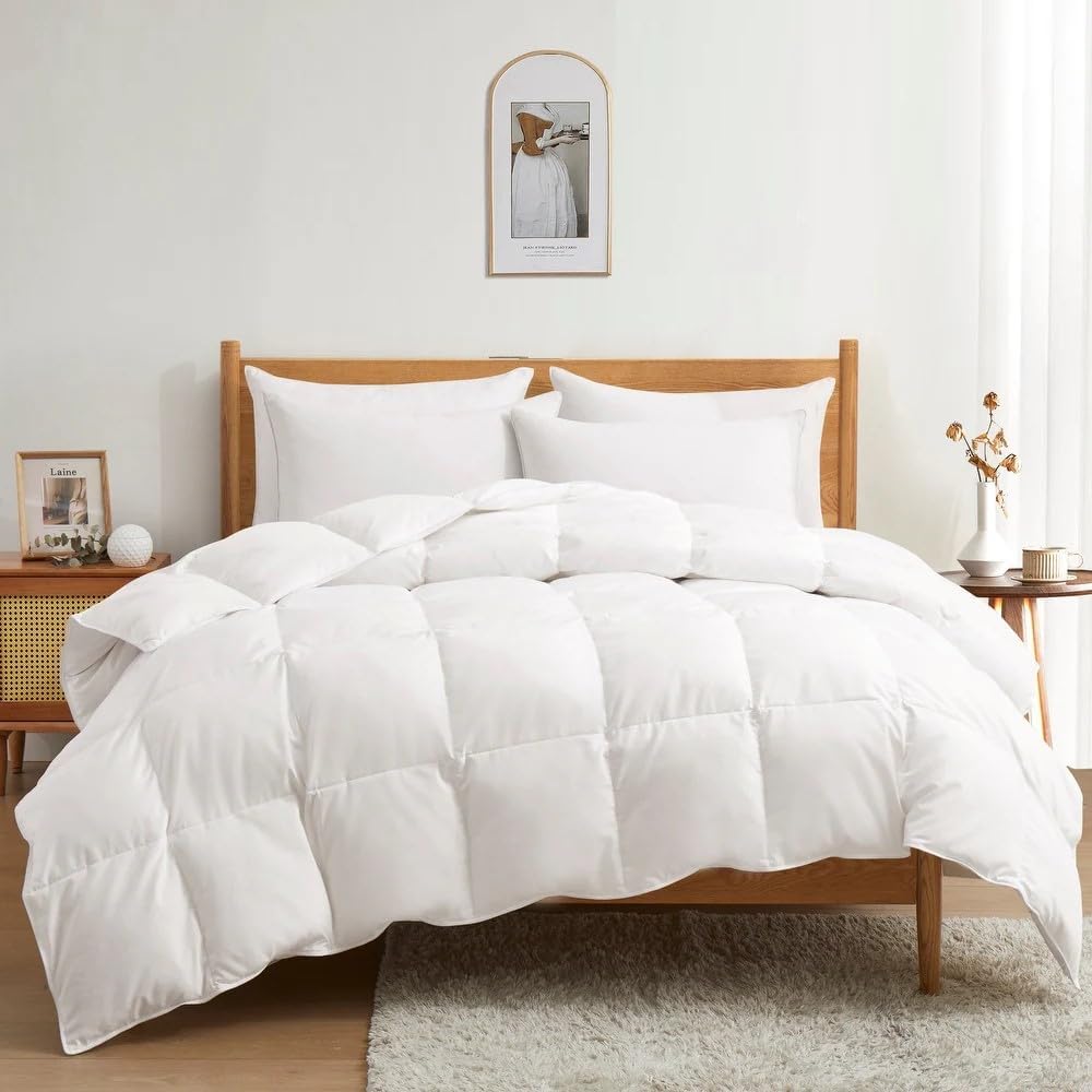 Cotton artean - relleno nórdico artico 90% plumón de ganso 320 gr/m² blanco cama 105
