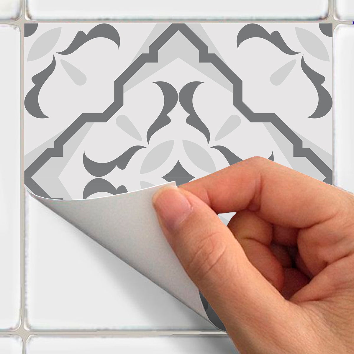 9 adesivi piastrelle di cemento azulejos Vanda - Sticker adesivo - adesivi murali - 9stickers10x10cm - 4