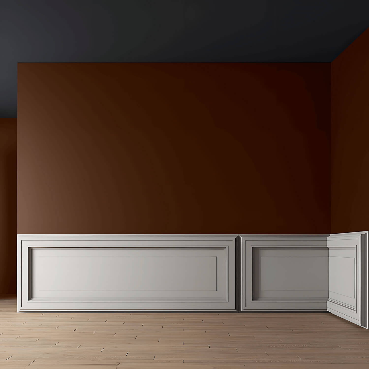 3d panneau mural Profhome 159821 Lambris mural Panneau acoustique Panneau de porte 0,75 m2 - 4
