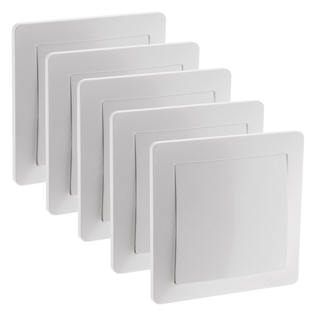Lot de 5 va et vient encastrés 10A - Blanc - Orys - Zenitech