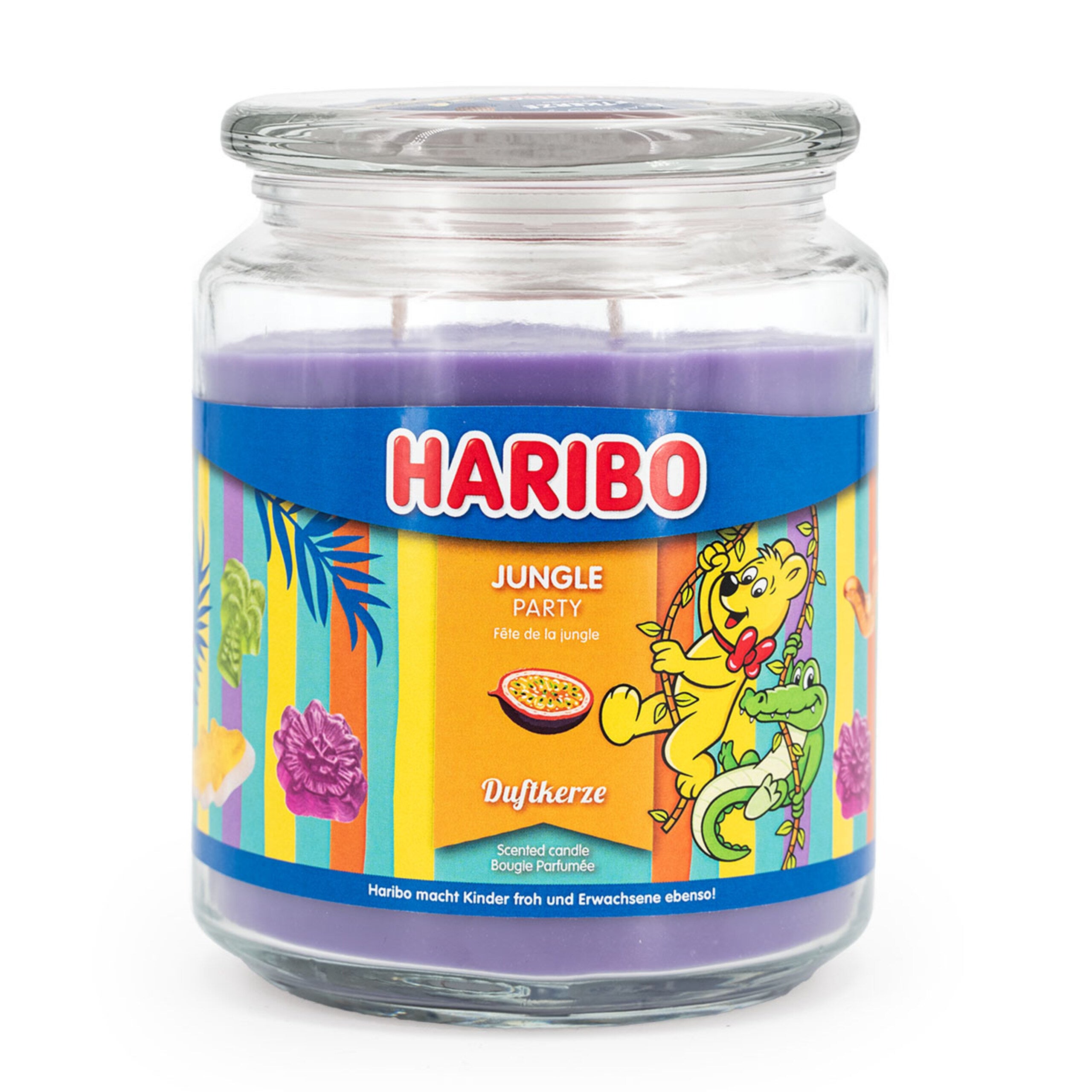 Field + Fleur Vela En Tarro De Cristal Blanco De 2 Mechas