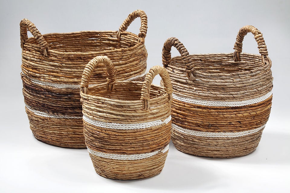 Cesti Decorativi In Corda Di Cotone Ovali - Piccoli, 8x10 Cm, Per Organizzazione E Regali - Foto 10