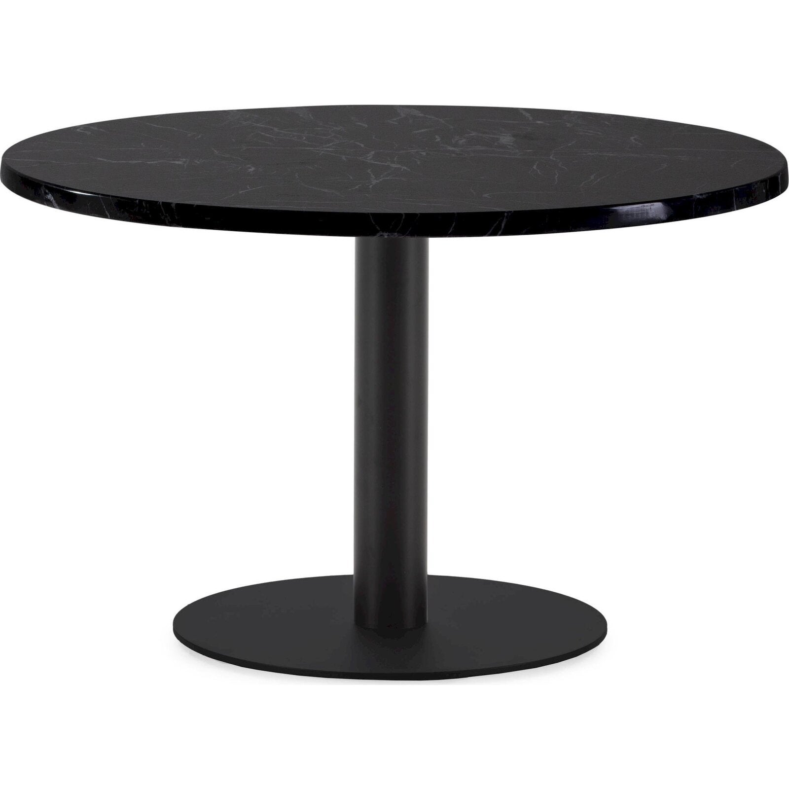 Pied de table élégant Métal Noir Mat 45 x 45 x 50 cm Noir mat intense - 4