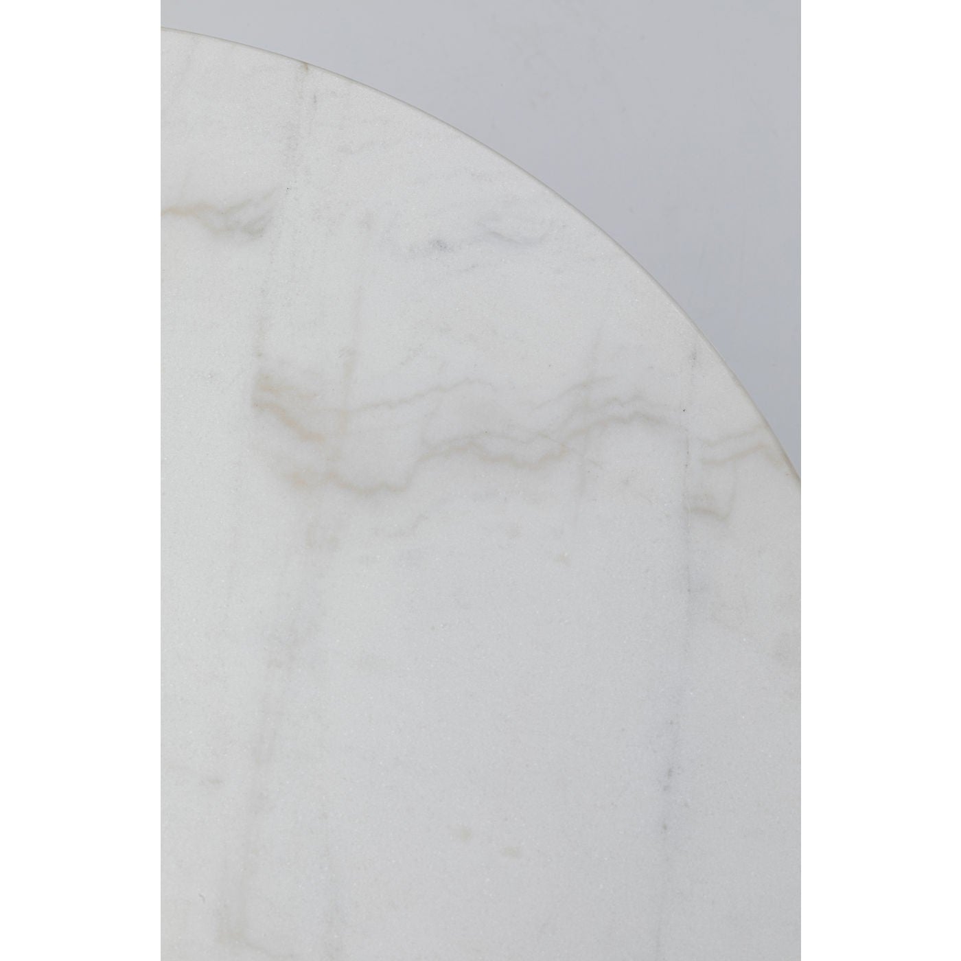 Table Bistrot ronde 60cm marbre blanc Kare Design - 4