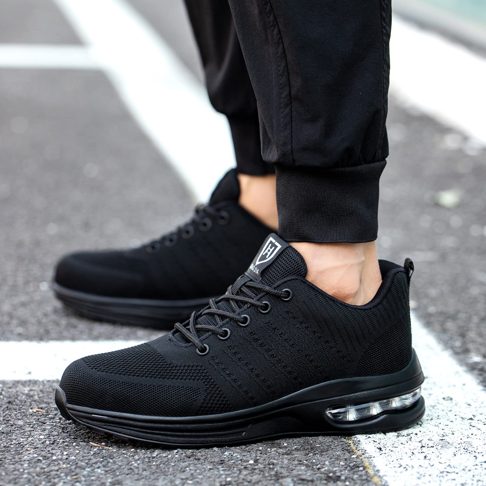 Chaussures de Sécurité Hommes Femmes Légère Basket Securite Confortable Antidérapante Chaussures de Travail Respirantes - 6