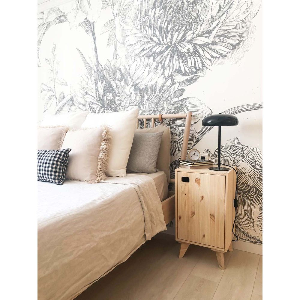 Armoire en pin brut 1 porte 2 tablettes Dinamic Astigarraga - 6