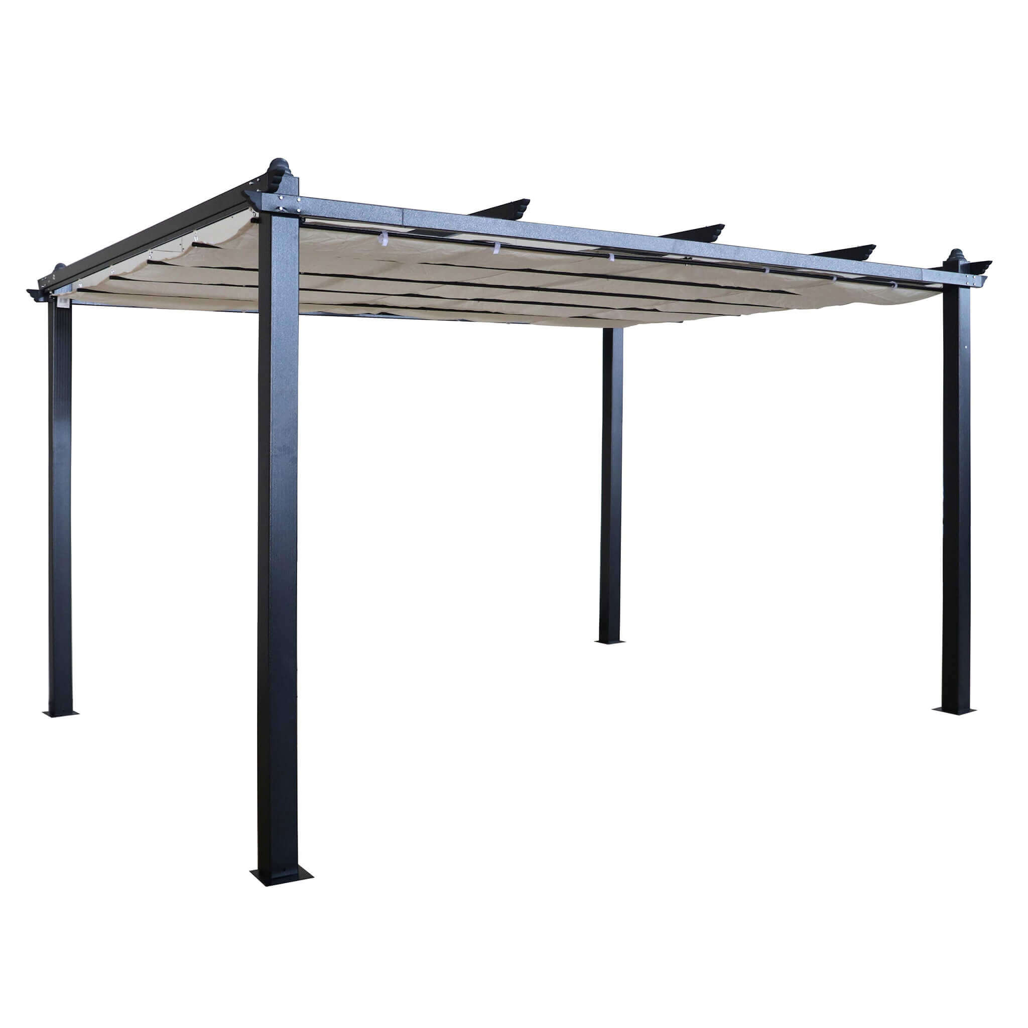 MOIA Gazebo 3x4 m alluminio con copertura ecrù