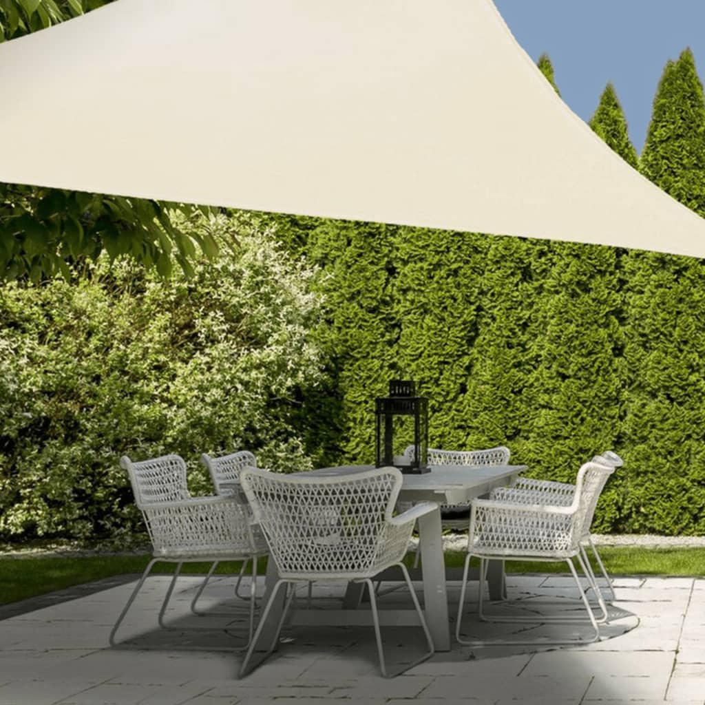 VIDAXL - Vela Parasole 160 g / m² Marrone 2,5x3,5 m in HDPE