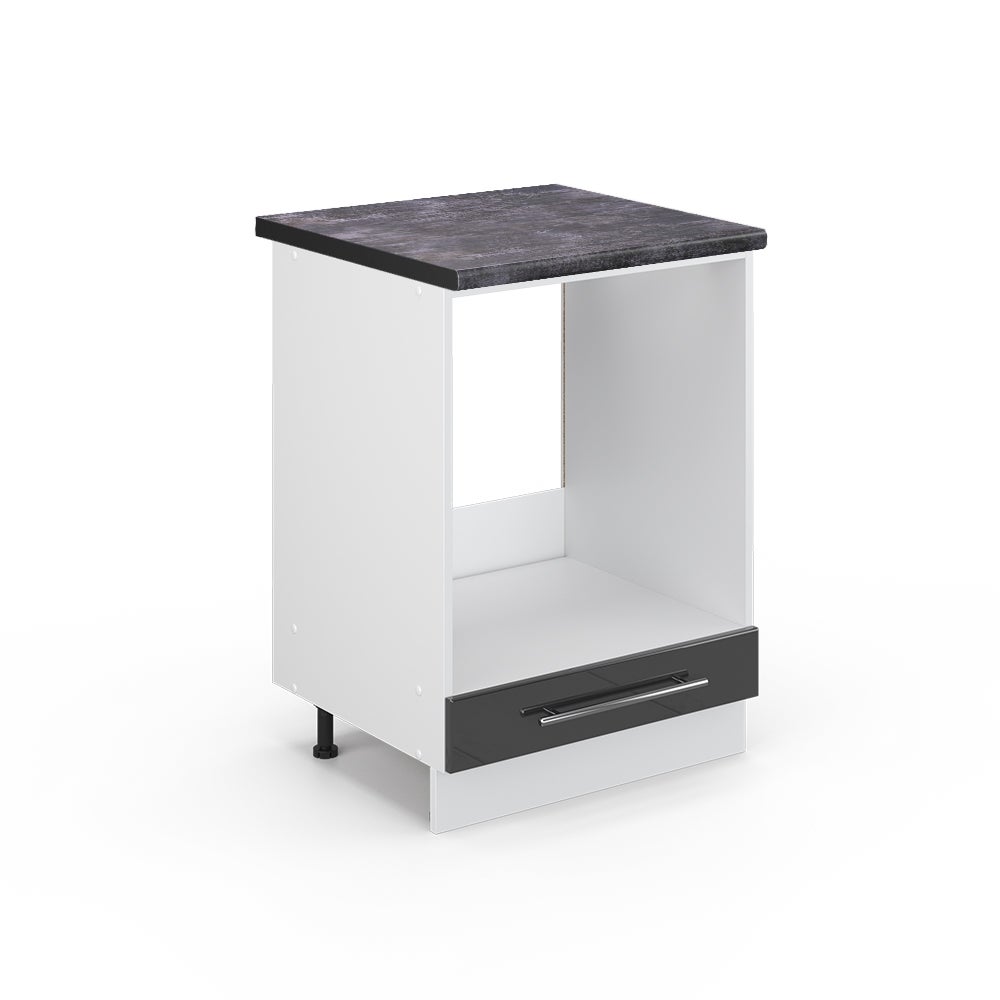 Vicco Szafka kuchenna Fame-Line, Antracyt wysoki połysk, 60 cm , BP Antracyt