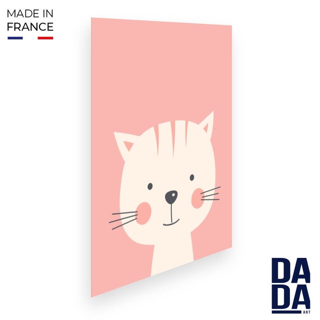 Affiche Chat mignon / 40x50cm / Fabriqué en France / DADA ART