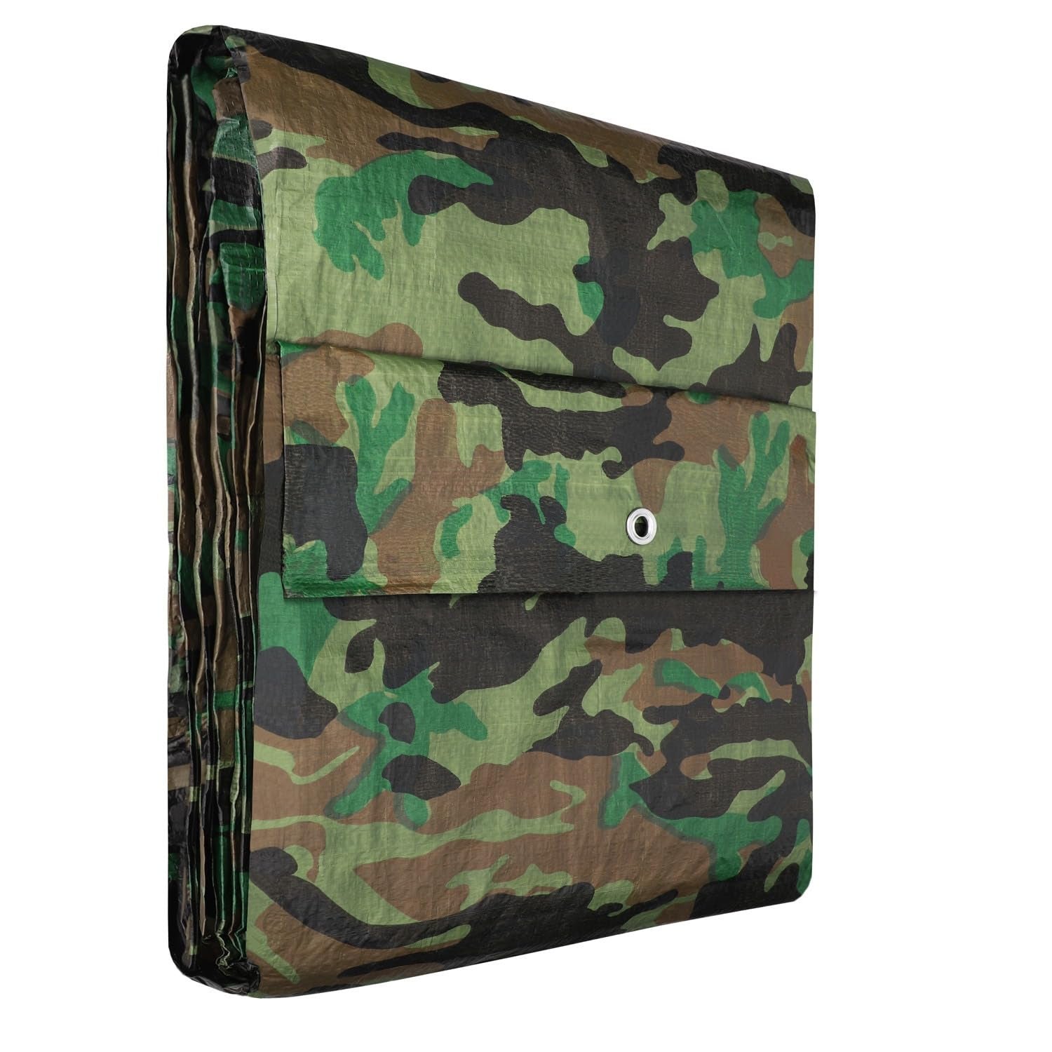 Plandeka 8x12m moro ochronna okrycie płachta mata osłona wodoodporna 80g/m2 - KOTARBAU