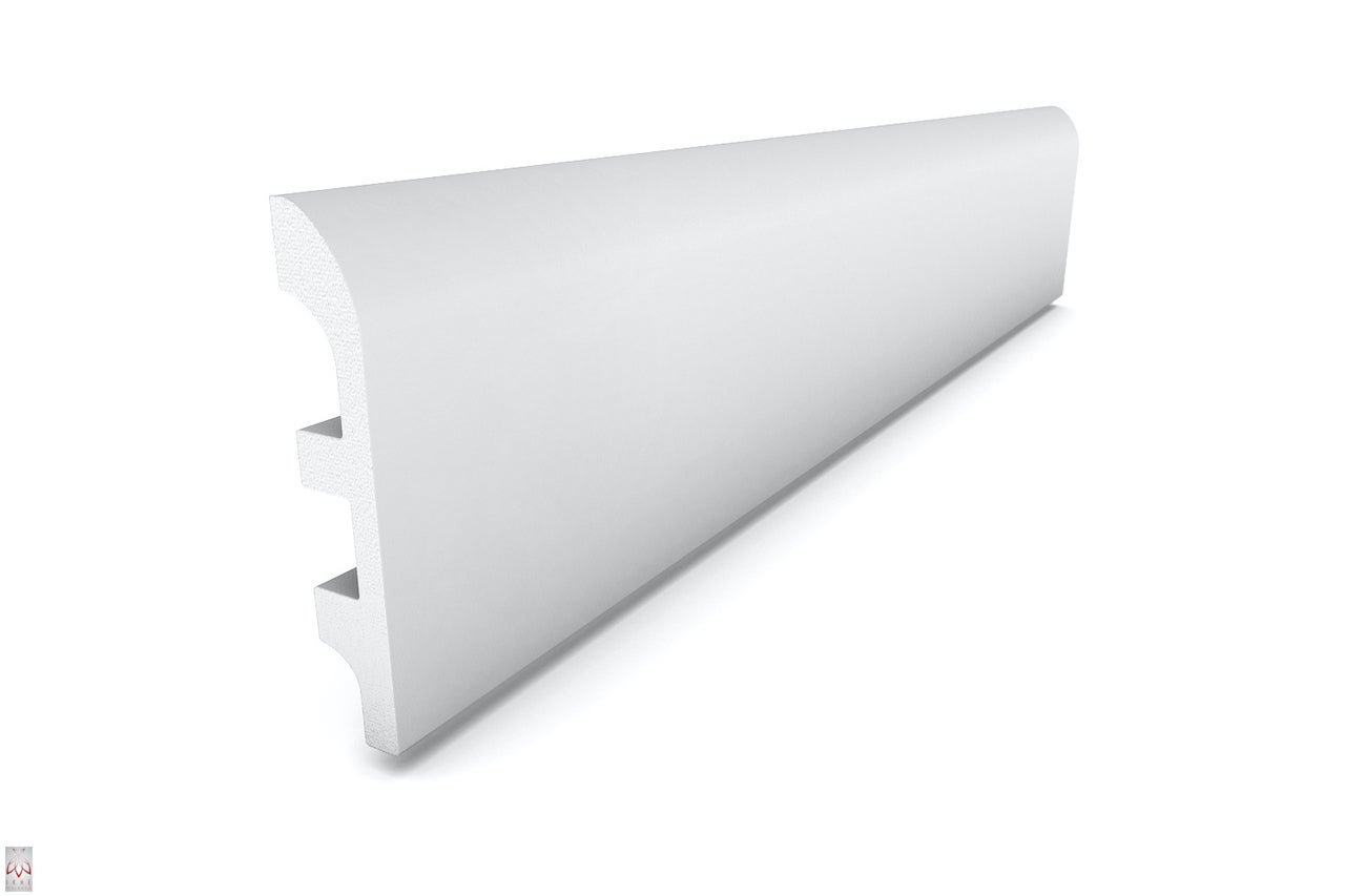 Plinthes 1 pièce / 2 mètres plinthe plinthe - blanc - matériau dur - décoration - mur - sol - plafond DP7 - 2