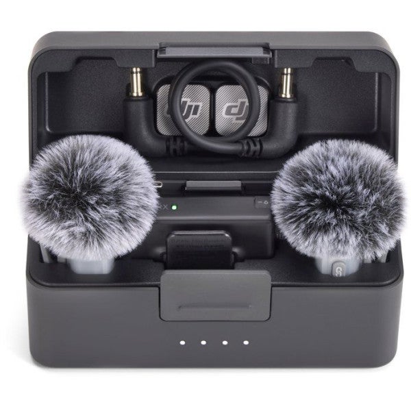 MediaMarkt Dji Micrófono, Mic Mini 2 (2Tx + 1Rx Estuche De Carga), Inalámbrico, 48H Autonomía, 3 Preajustes Tono Voz Cancelación Ruido Niveles Negro - Imagen 4