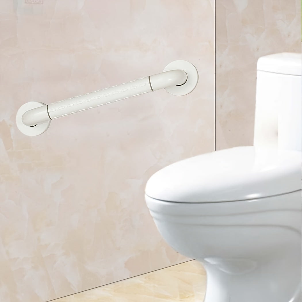 LOVHAUS Poręcz Antypoślizgowa do Wanien i Pryszniców, Uchwyty Bezpieczeństwa o Długości 35 cm, Poręcz Ścienna, Kolor Biały