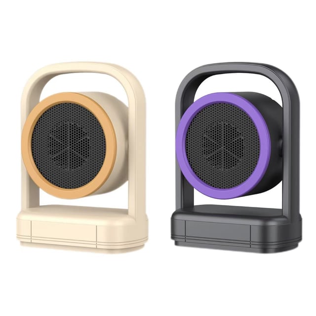 Chauffage de bureau PTC, chauffage portable, thermostat d'ambiance, ventilateur chaud, adapté au bureau et à la chambre à coucher