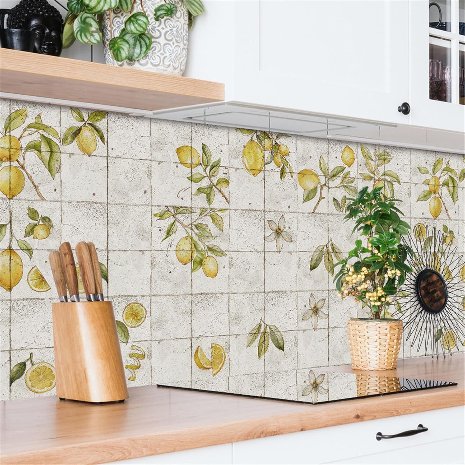 TRMLBE Lot De 10 Stickers Carrelage Carreaux Muraux PVC 3D Carrelages