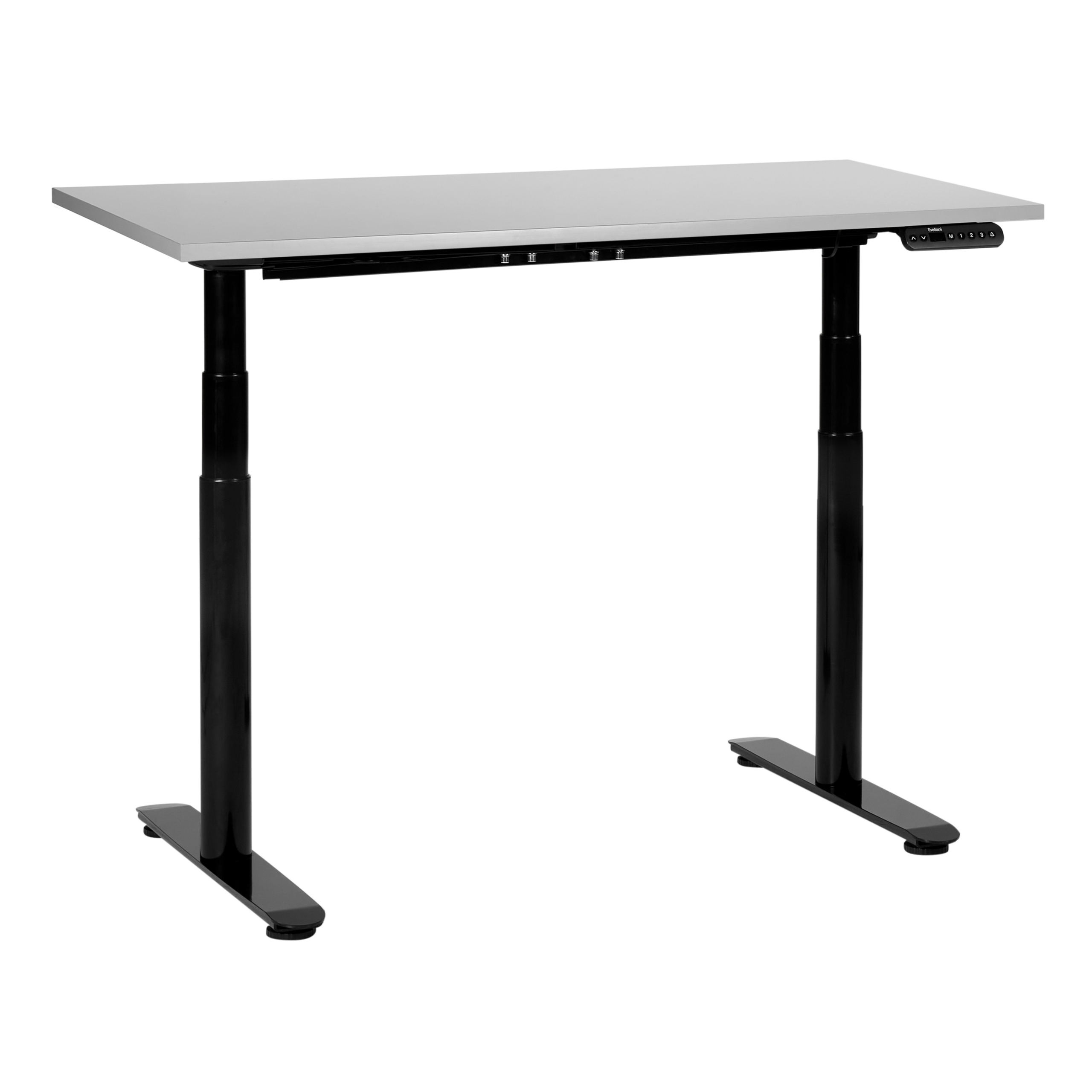 Bureau Assis Debout Electrique Radlove 140cm Avec Rangement&Etagere - Noir - Maison