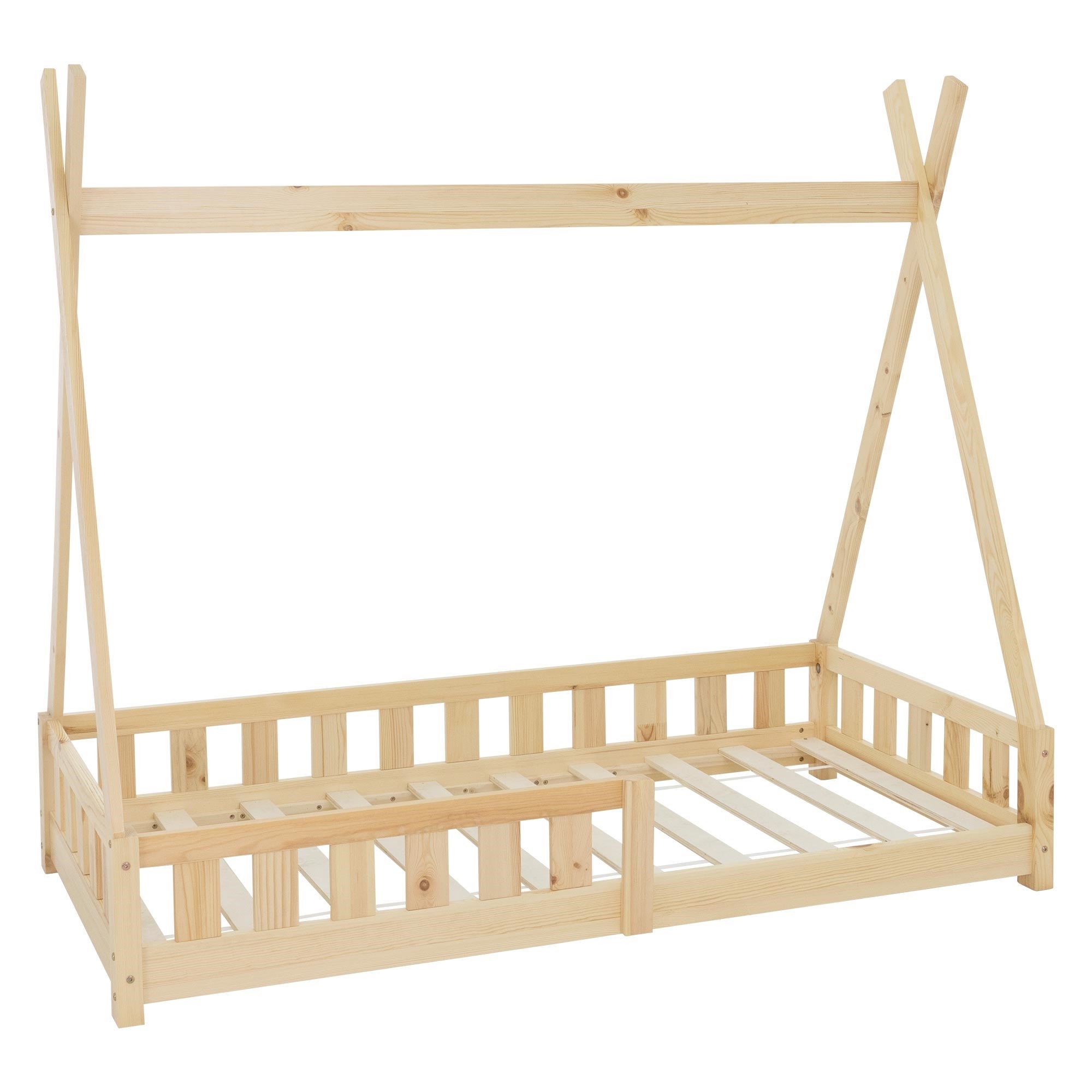 Cuna Colecho 120x60 Cama Montessori De Madera Con Forma De Casa | TUTORIAL Cama Infantil
