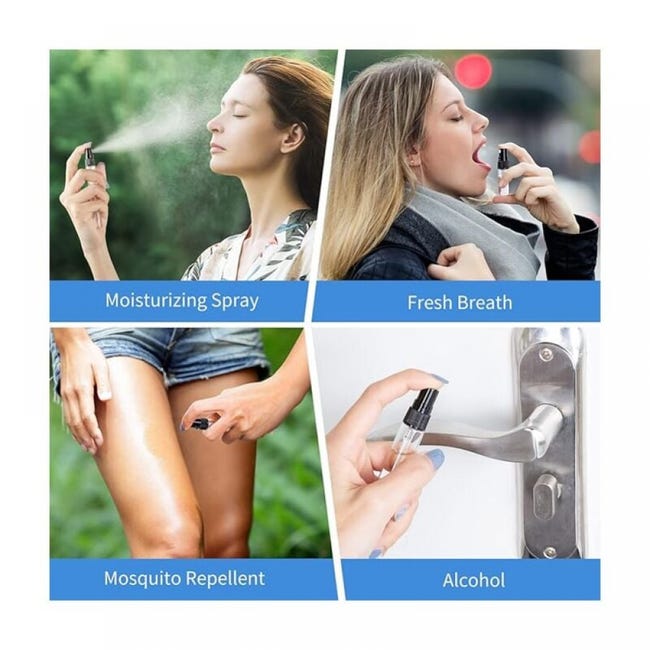 15 Pezzi Di Flaconi Spray Per Profumo Vuoti, Mini Flaconi Spray In Vetro Ricaricabili Per Campioni Di Profumo Flaconi Spray Cosmetici 3 Ml 5 Ml 10 Ml Neri 84487357 15 Pezzi Di Flaconi Spray Per Profumo Vuoti, Mini Flaconi Spray In Vetro Ricaricabili Per Campioni Di Profumo Flaconi Spray Cosmetici 3 Ml 5 Ml 10 Ml Neri 84487357