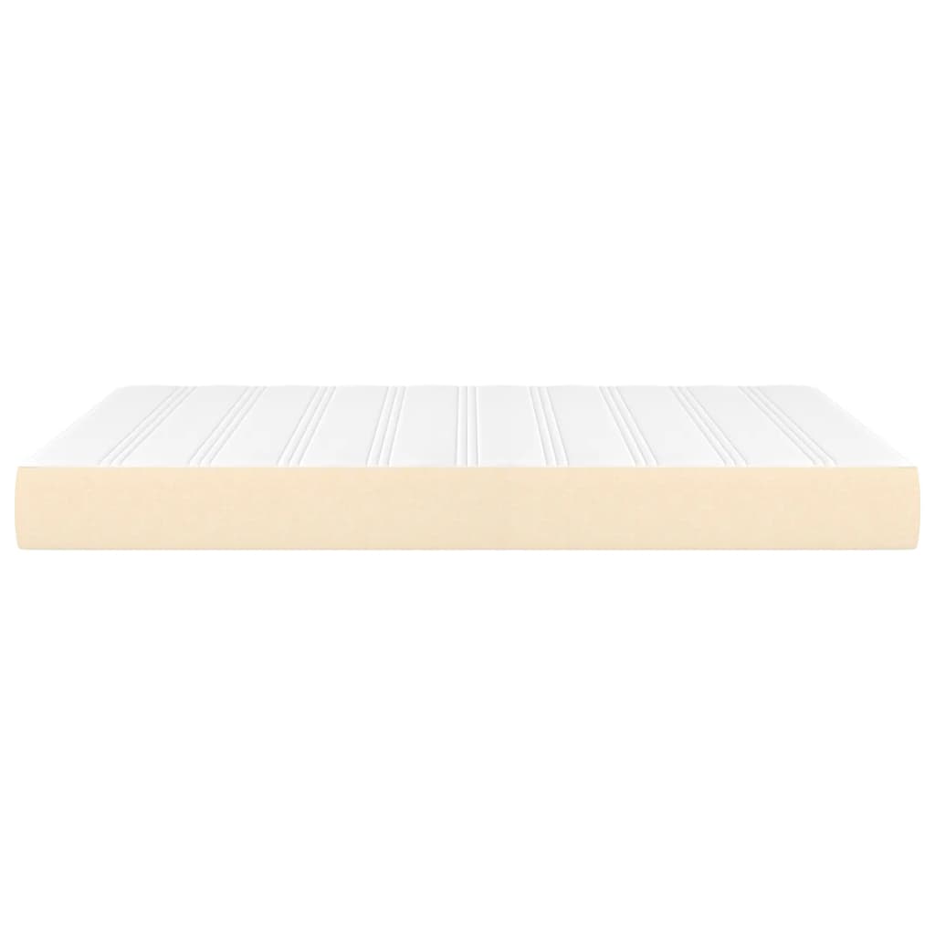 Maison Exclusive - Matelas de lit à ressorts ensachés Crème 140x200x20 cm Tissu - 4