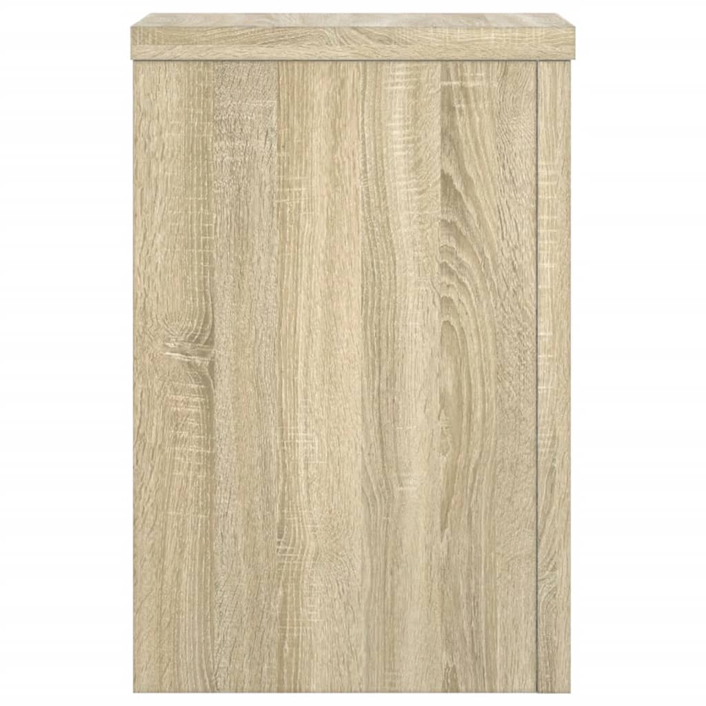 Supports pour plantes 2 pcs chêne sonoma bois d'ingénierie - 5
