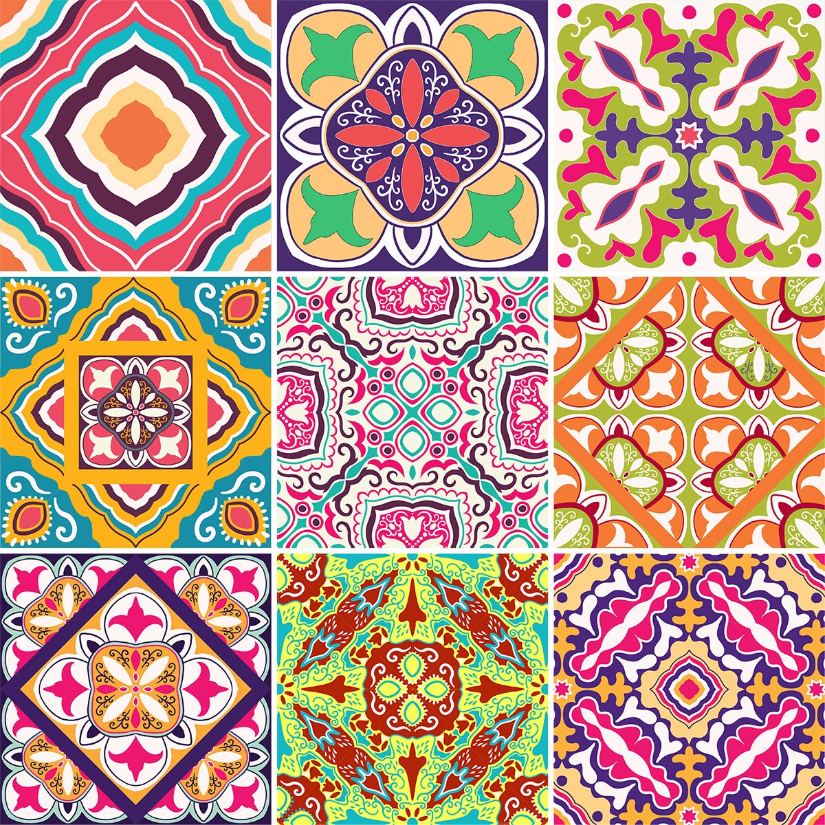 9 adesivi piastrelle azulejos analis - Sticker adesivo - adesivi murali - 9stickers15x15cm - 6