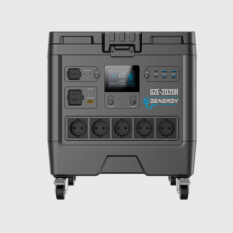 Central eléctrica Genergy GZE-2020R + 1 bateria, 1953WH/2000W - 9